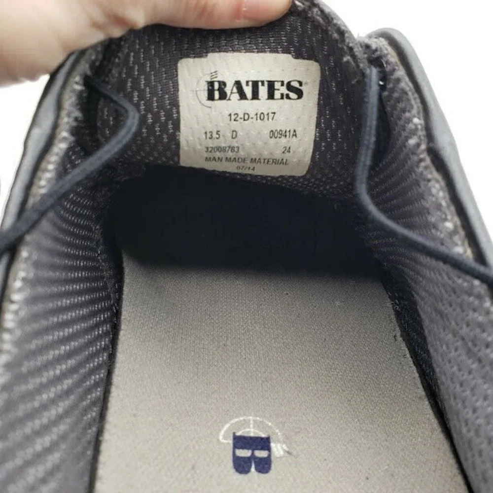 BATES Long Wearing High Gloss Patent Lace Up Oxford Dress Shoes Men's Size 13.5
